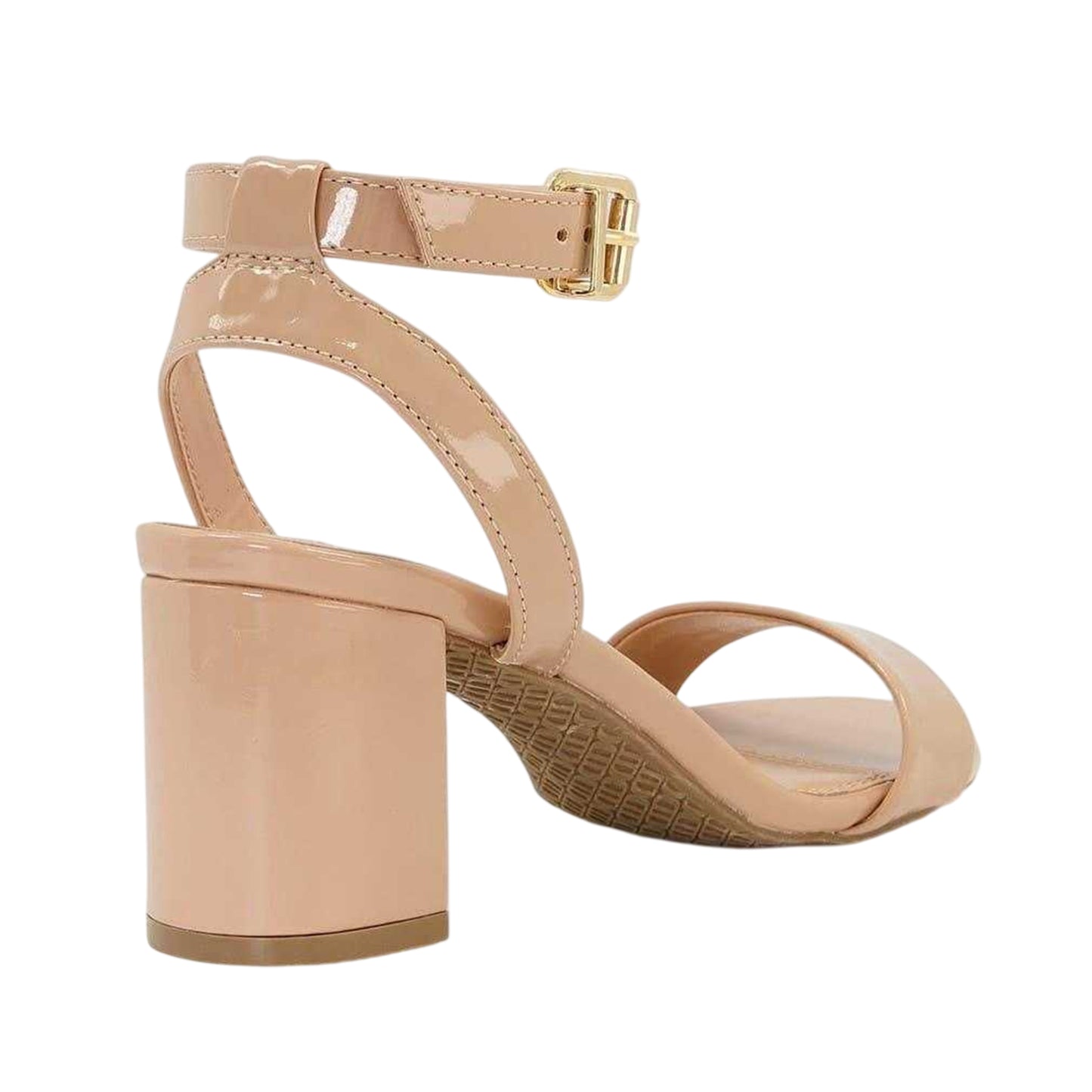 Nude - Back - Dune London Womens-Ladies Block Heel Sandals