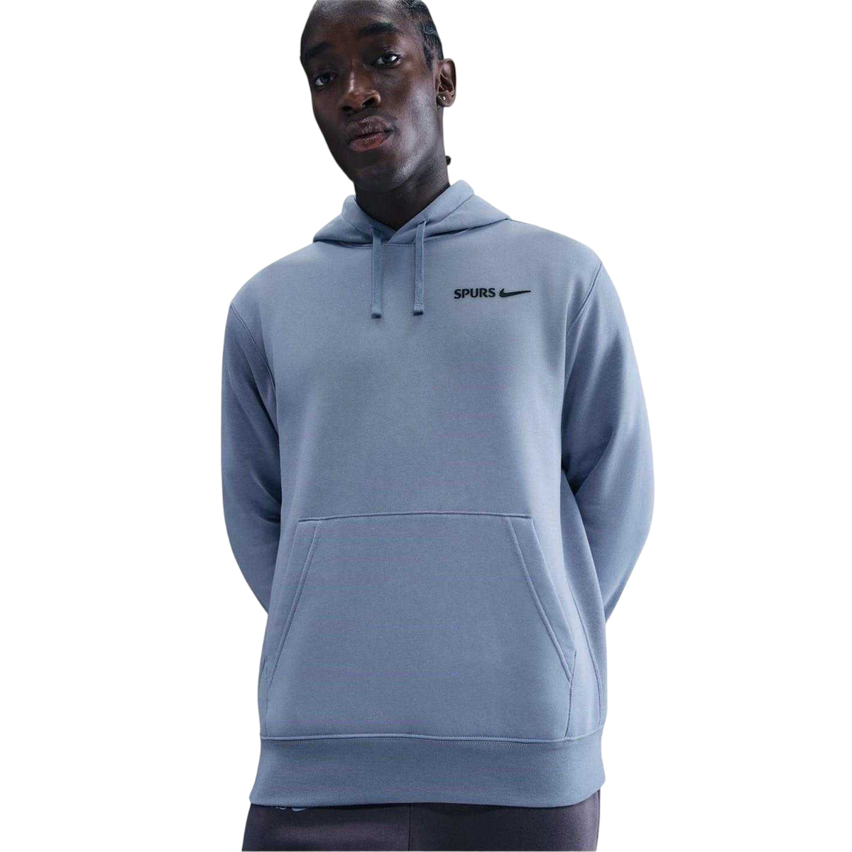 Blue-Black - Front - Nike Mens Club Tottenham Hotspur FC Pullover Hoodie
