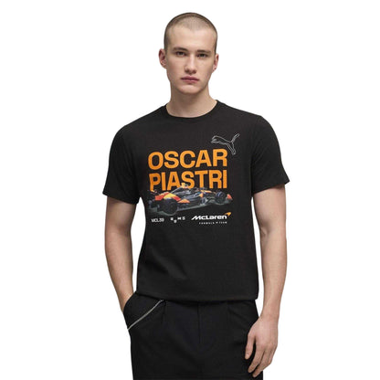 Puma Black - Side - Puma Unisex Adult Oscar Piastri McLaren F1 T-Shirt