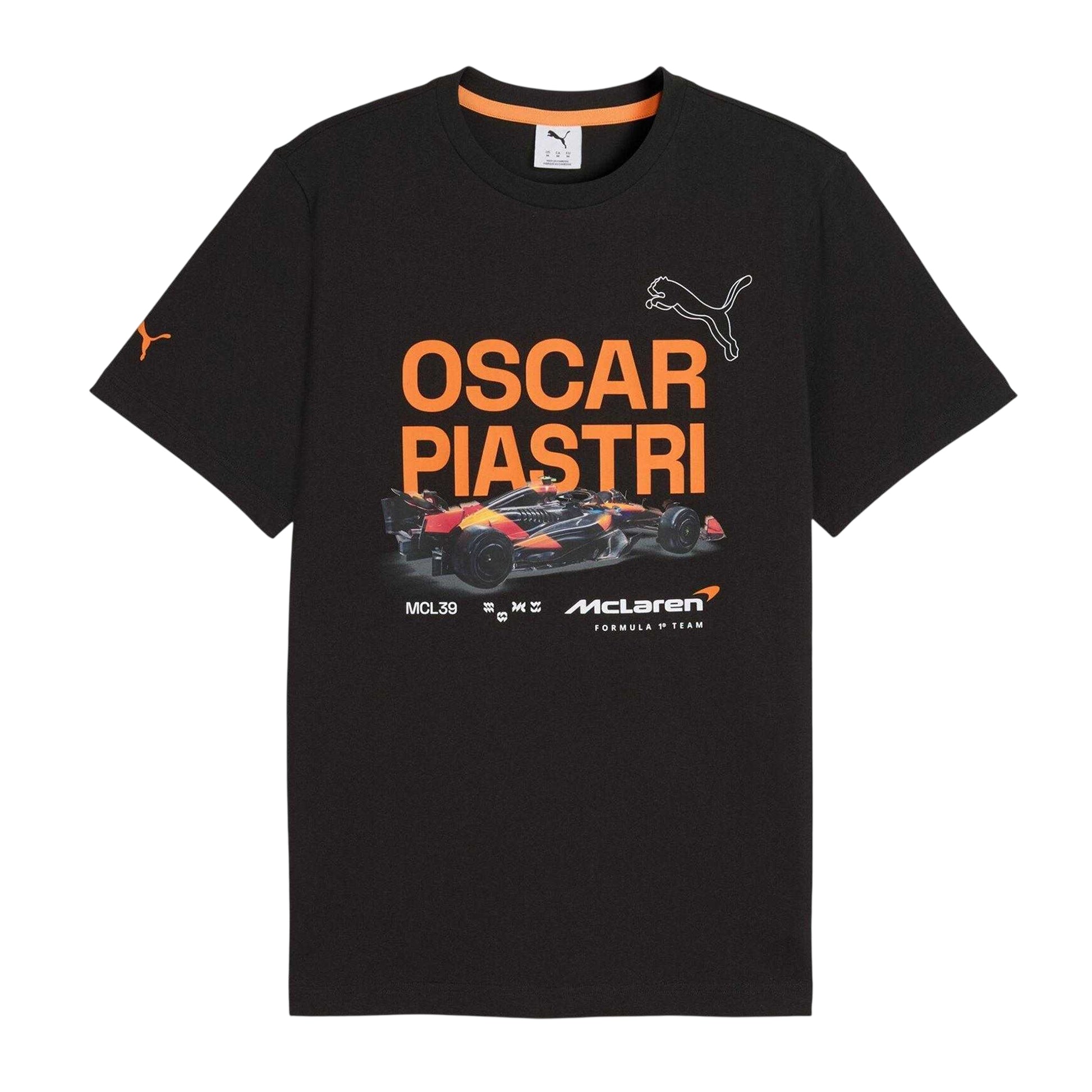 Puma Black - Front - Puma Unisex Adult Oscar Piastri McLaren F1 T-Shirt