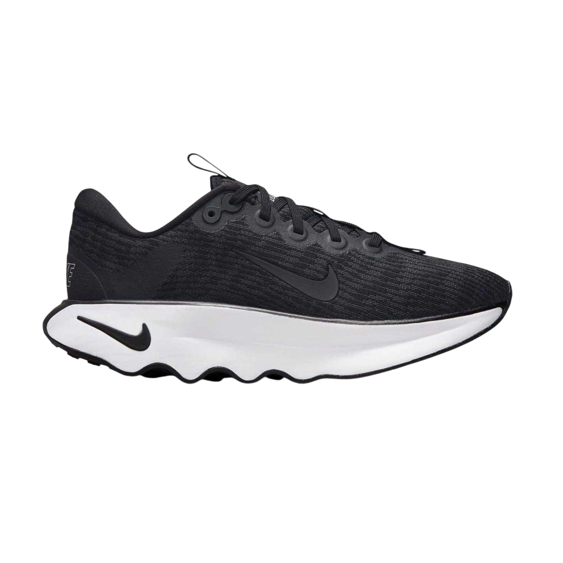 Black-White - Front - Nike Womens-Ladies Motiva Cushioned Walking Shoes