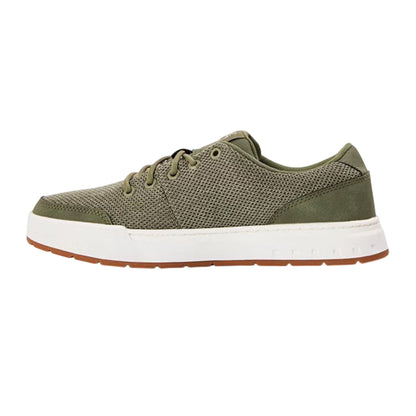 Deep Lichen Green - Back - Timberland Mens Maple Grove Knitted Lace Up Trainers