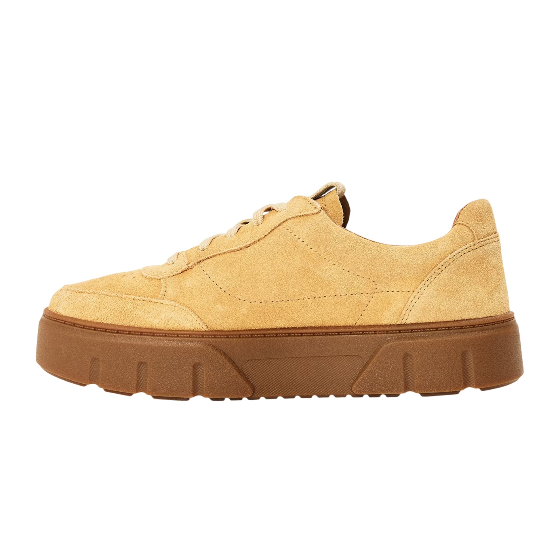 Medium Beige - Back - Timberland Womens-Ladies Laurel Platform Trainers