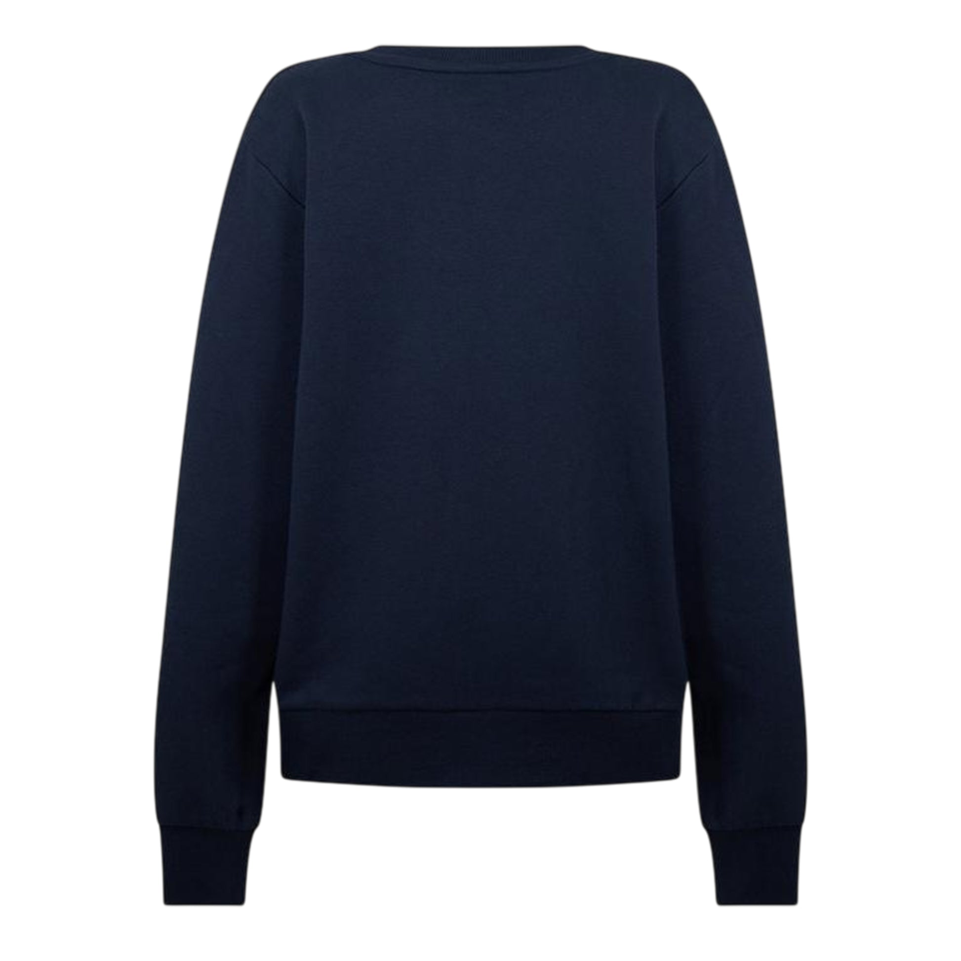 Navy Print - Back - Umbro Womens-Ladies Ribbed Cuff Relaxed Fit Sweatshirt
