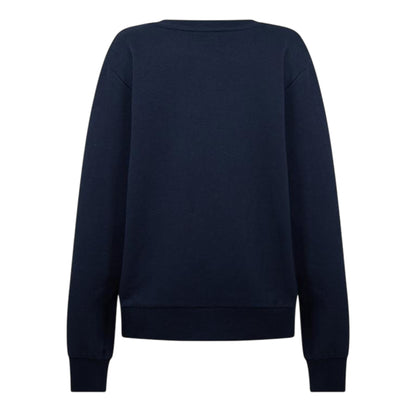 Navy Print - Back - Umbro Womens-Ladies Ribbed Cuff Relaxed Fit Sweatshirt