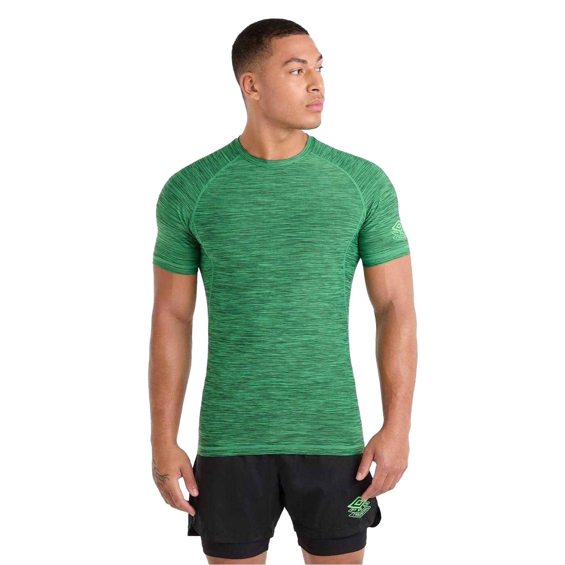 Black-Toucan - Back - Umbro Mens Pro Training Elite Base Layer Top