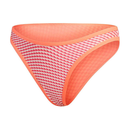 Orange - Front - Speedo Womens-Ladies Gingham Bikini Bottoms