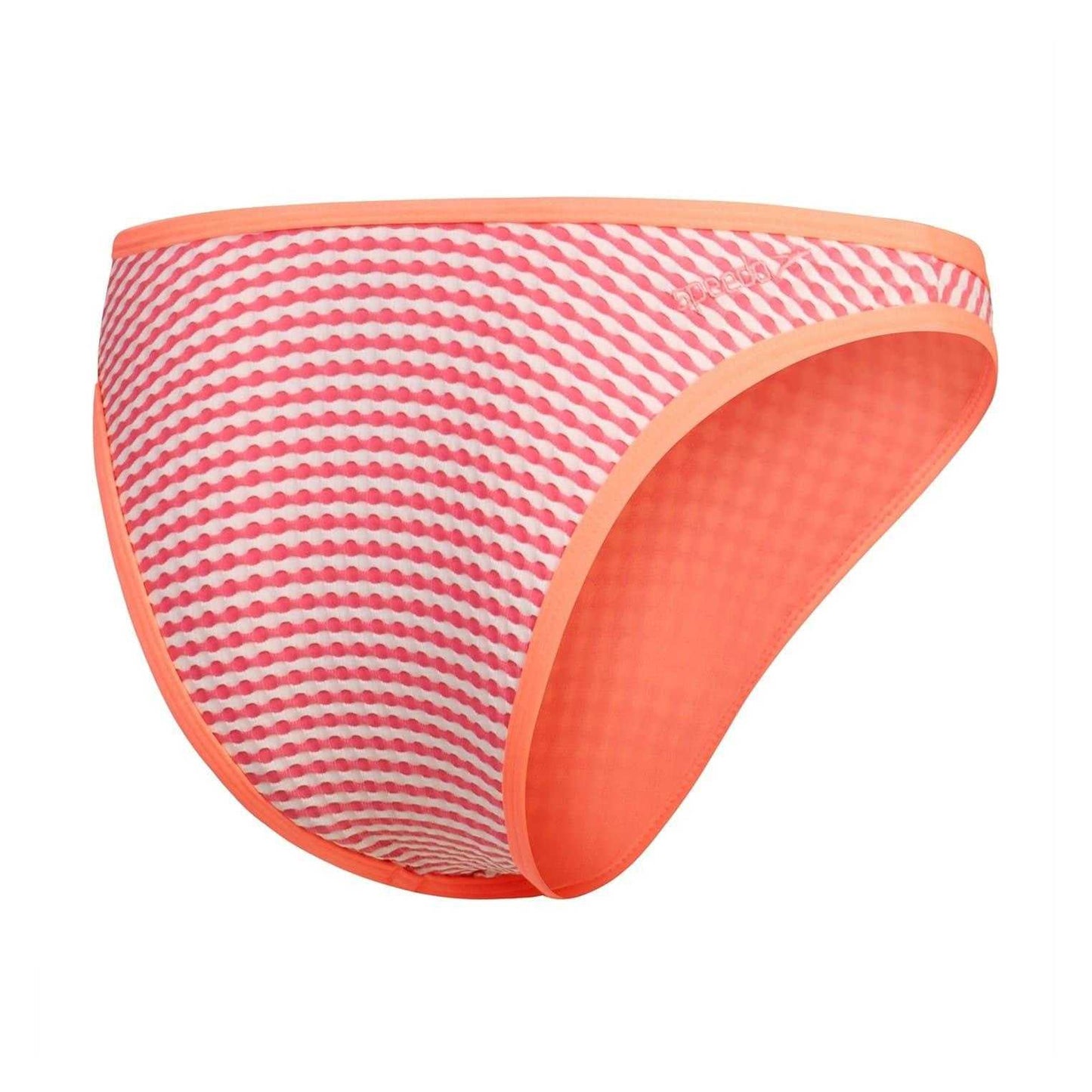 Orange - Back - Speedo Womens-Ladies Gingham Bikini Bottoms