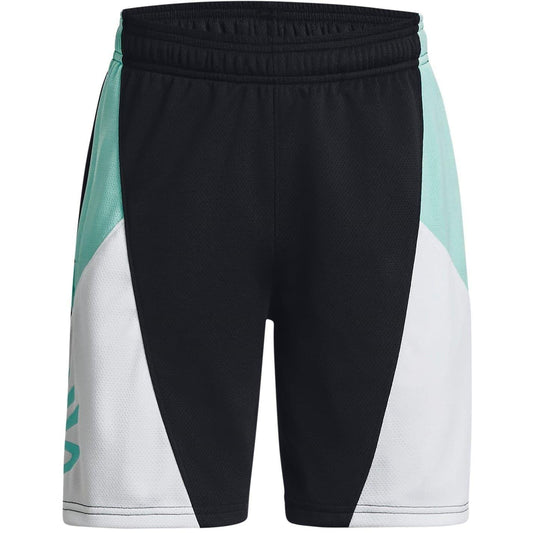 Black - Front - Under Armour Childrens-Kids Curry Relaxed Fit Basketball Shorts