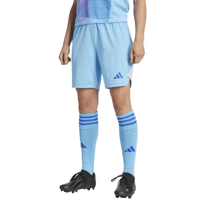 Blue Burst - Side - Adidas Unisex Adult T24 Goalkeeper Shorts