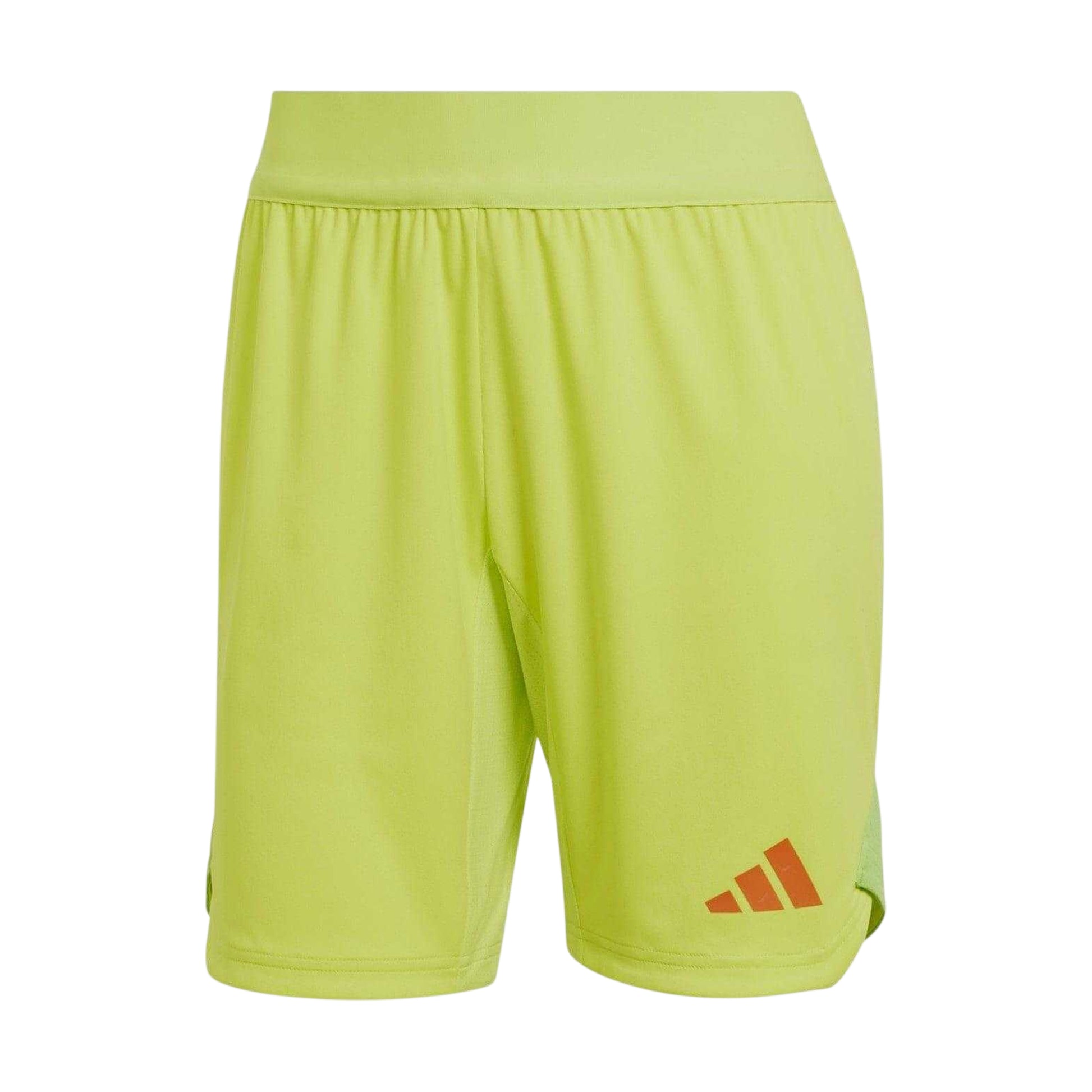 Solar Yellow - Front - Adidas Unisex Adult T24 Goalkeeper Shorts