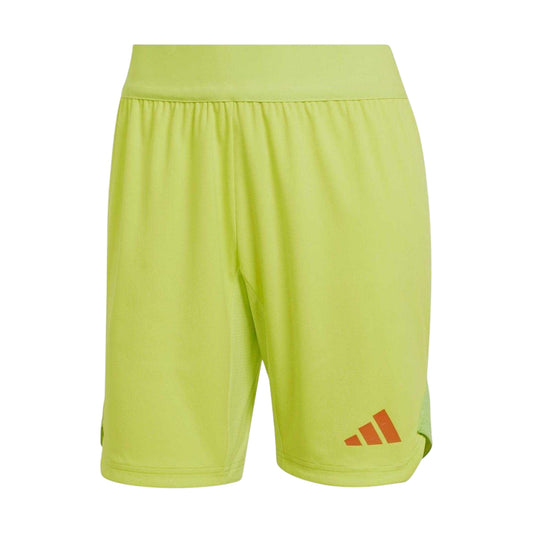 Solar Yellow - Front - Adidas Unisex Adult T24 Goalkeeper Shorts