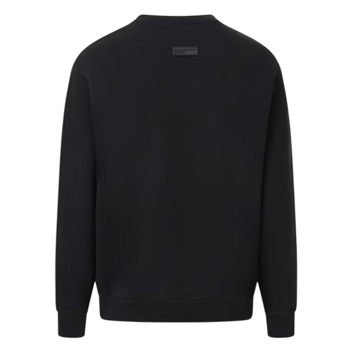 Black - Back - Blank Essentials Unisex Adult Arched Logo Sweatshirt