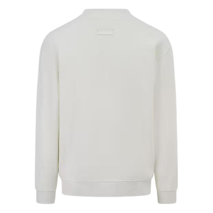 Off White - Back - Blank Essentials Unisex Adult Arched Logo Sweatshirt