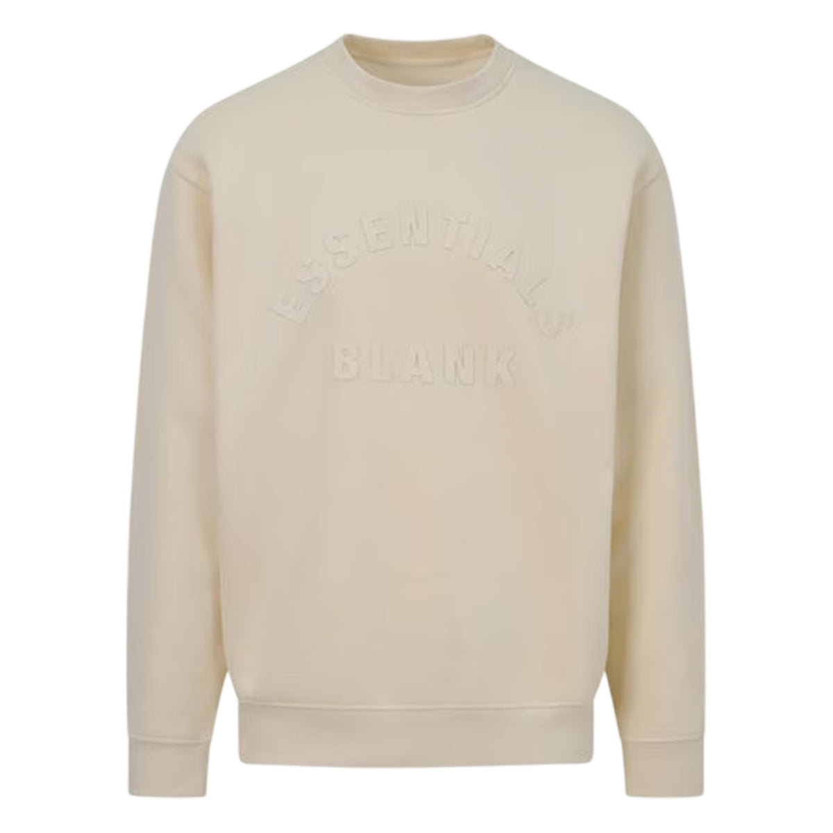 Summer Sand - Front - Blank Essentials Unisex Adult Arched Logo Sweatshirt