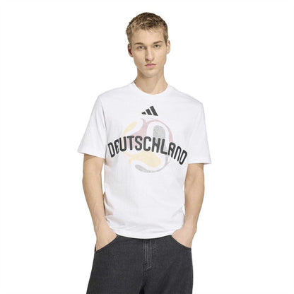 White - Side - Adidas Mens FIFA 2026 Germany Performance T-Shirt
