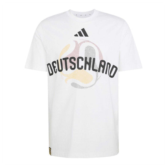 White - Front - Adidas Mens FIFA 2026 Germany Performance T-Shirt