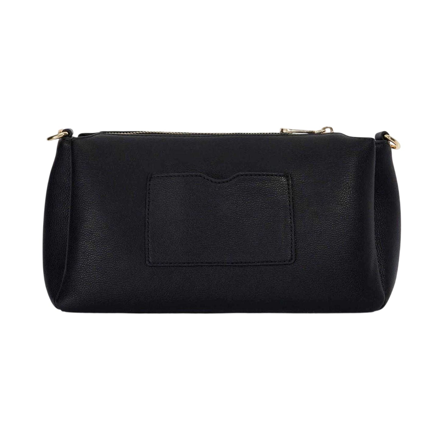 Black - Back - Dune London Drive Faux Leather Crossbody Bag