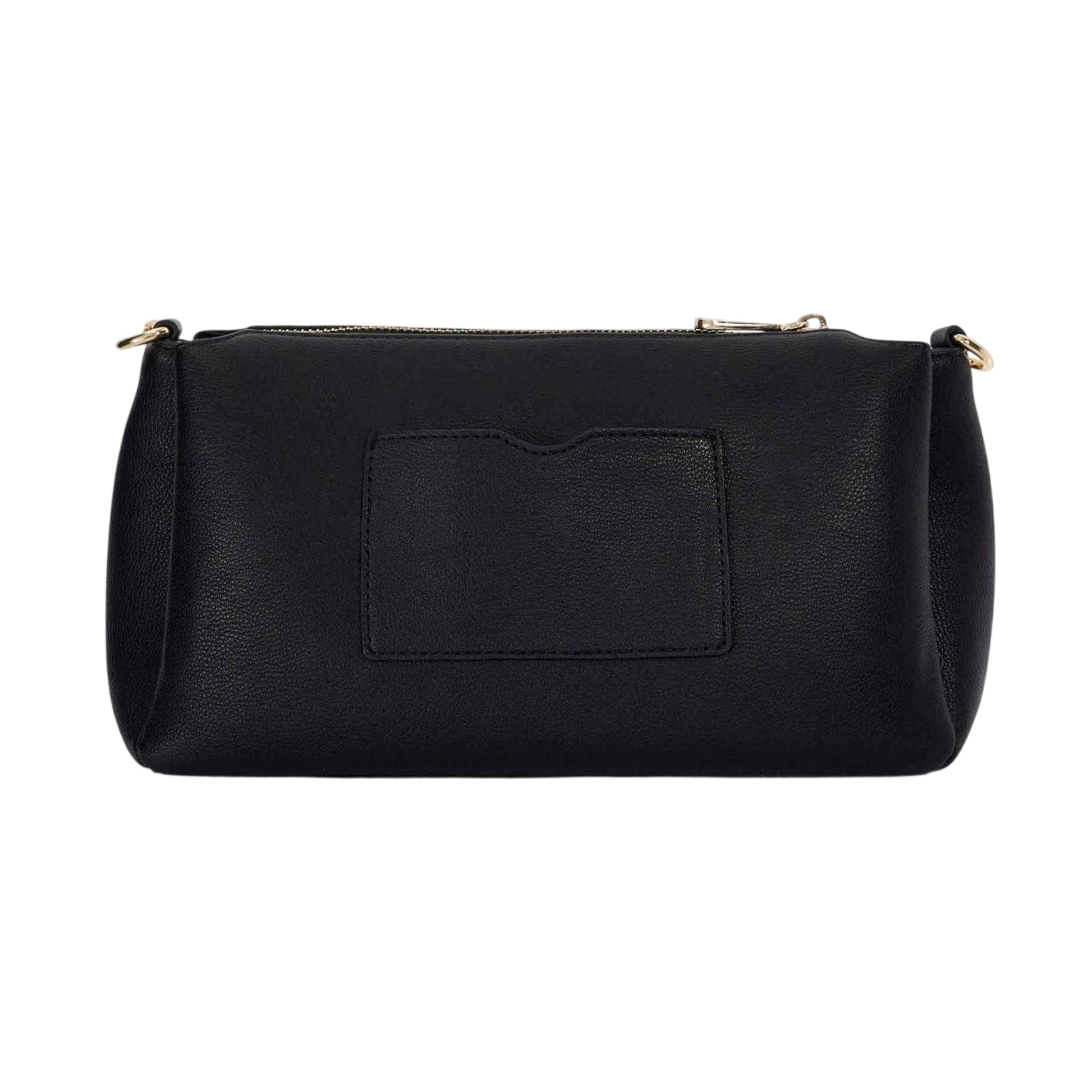 Black - Back - Dune London Drive Faux Leather Crossbody Bag