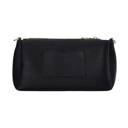Black - Back - Dune London Drive Faux Leather Crossbody Bag