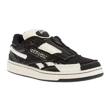 Black-White - Front - Reebok Mens Club C 85 Trainers