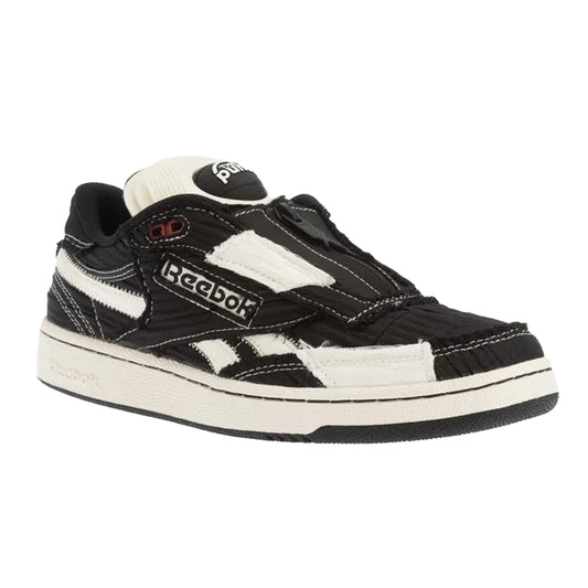 Black-White - Front - Reebok Mens Club C 85 Trainers