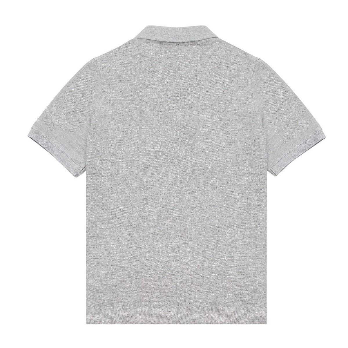 Grey Marl - Back - Slazenger Boys Plain Polycotton Polo Shirt