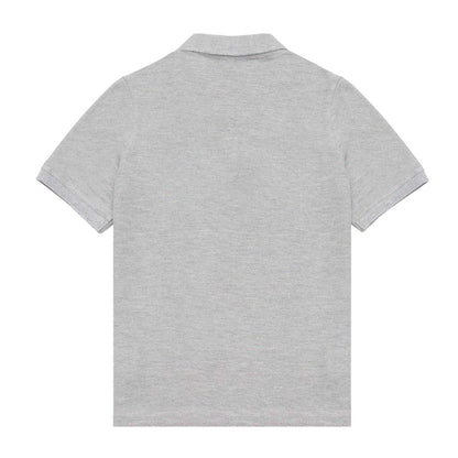 Grey Marl - Back - Slazenger Boys Plain Polycotton Polo Shirt
