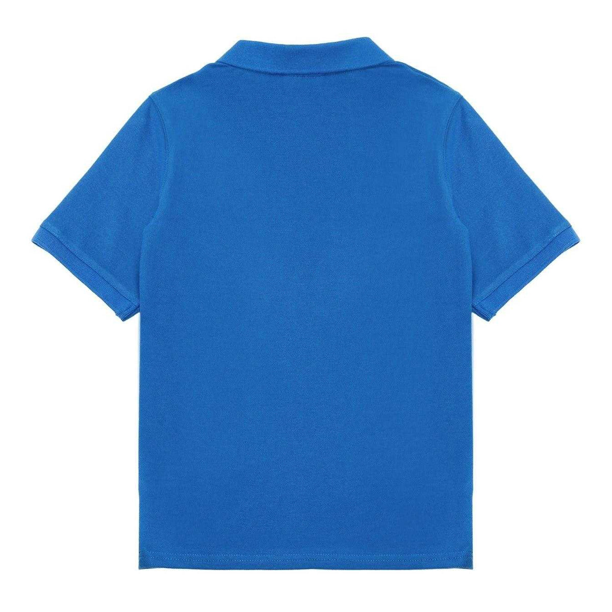 Royal Blue - Back - Slazenger Boys Plain Polycotton Polo Shirt