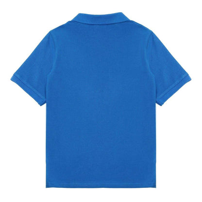 Royal Blue - Back - Slazenger Boys Plain Polycotton Polo Shirt