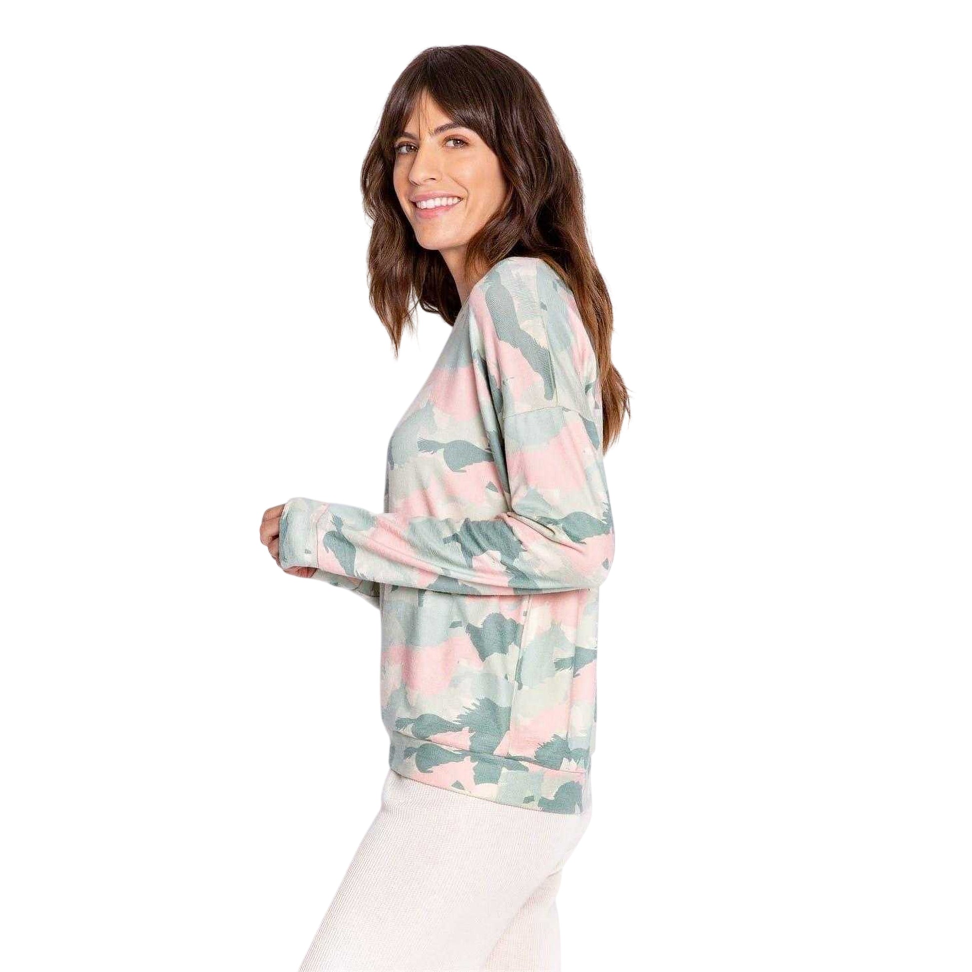 Multicoloured - Back - PJ Salvage Womens-Ladies Horse T-Shirt