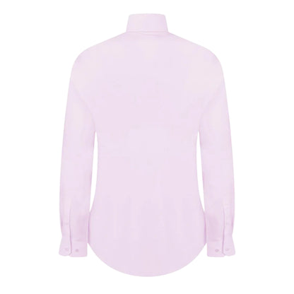 Pink - Back - Twisted Tailor Mens Slim Formal Shirt