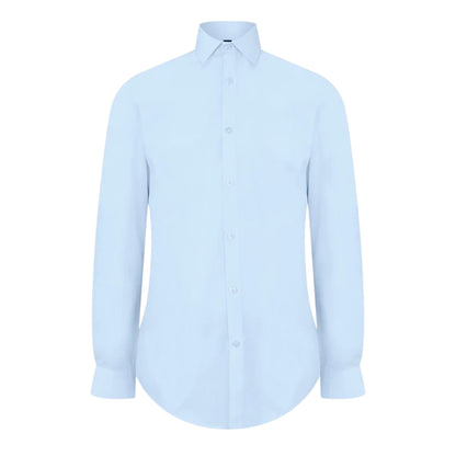 Blue - Front - Twisted Tailor Mens Slim Formal Shirt