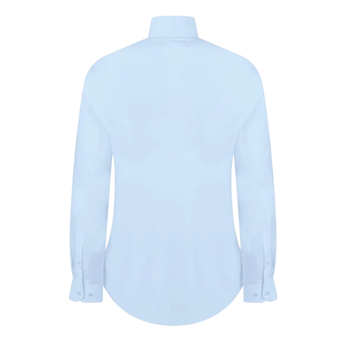 Blue - Back - Twisted Tailor Mens Slim Formal Shirt