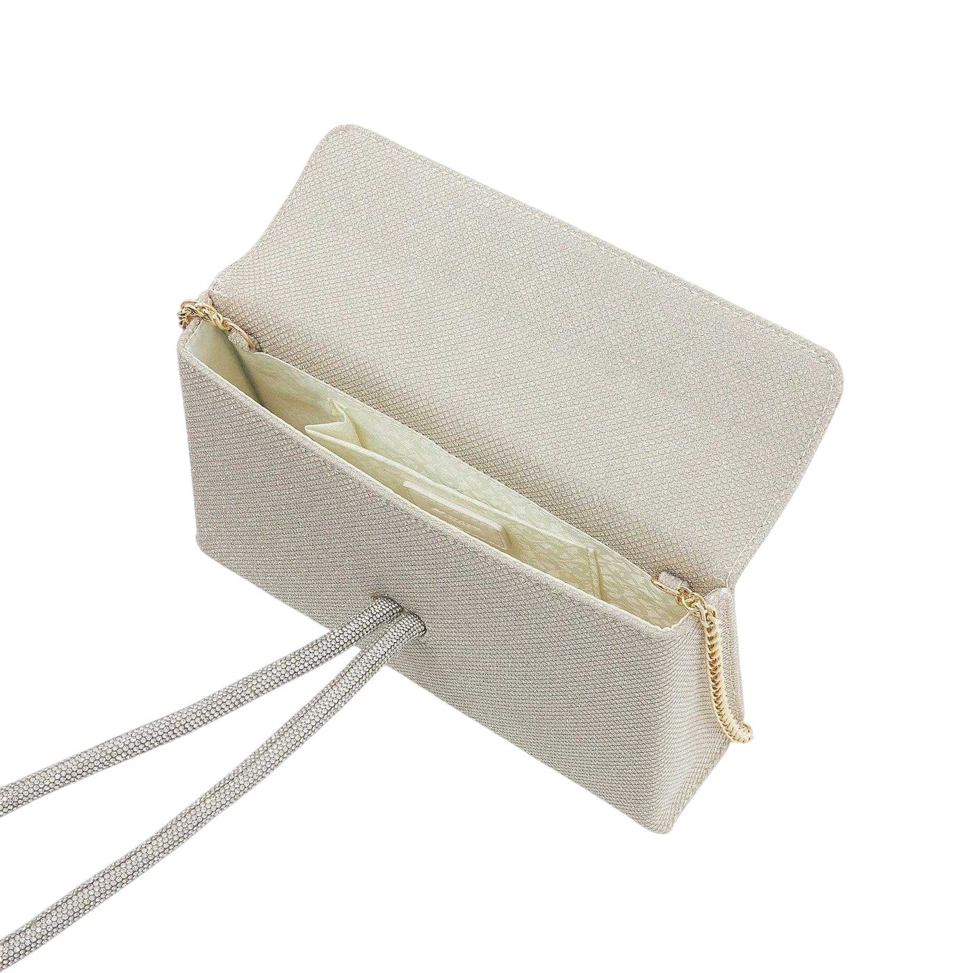 Gold - Side - Dune London Brynie Clutch Bag