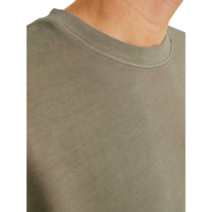 Silver Sage - Side - Jack And Jones Unisex Adult Faded Drop Shoulder Sweatshirt