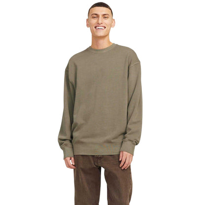 Silver Sage - Pack Shot - Jack And Jones Unisex Adult Faded Drop Shoulder Sweatshirt