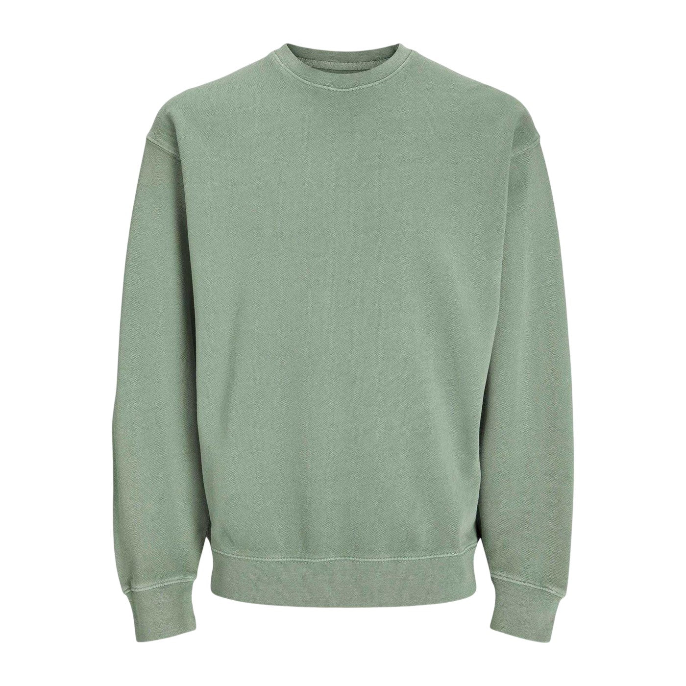 Iceberg Green - Front - Jack And Jones Unisex Adult Faded Drop Shoulder Sweatshirt