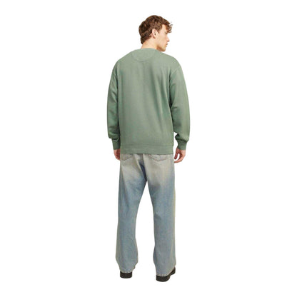 Iceberg Green - Back - Jack And Jones Unisex Adult Faded Drop Shoulder Sweatshirt