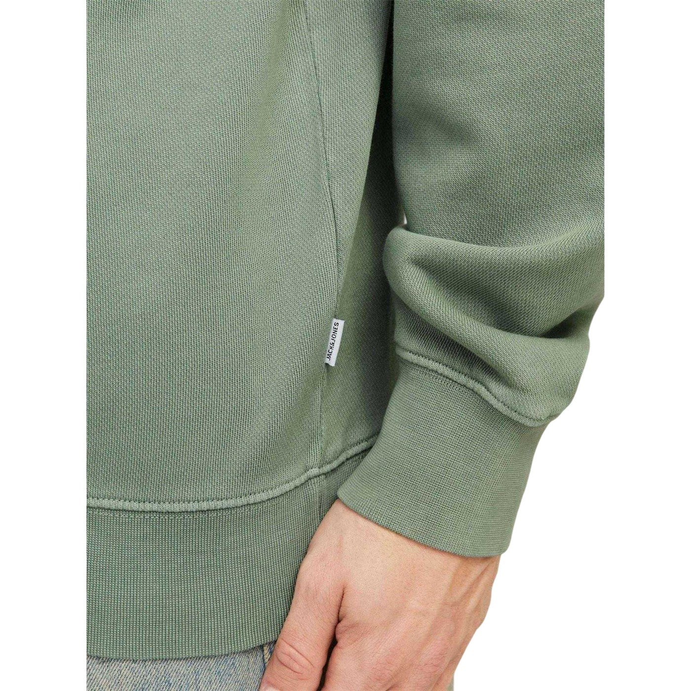 Iceberg Green - Side - Jack And Jones Unisex Adult Faded Drop Shoulder Sweatshirt