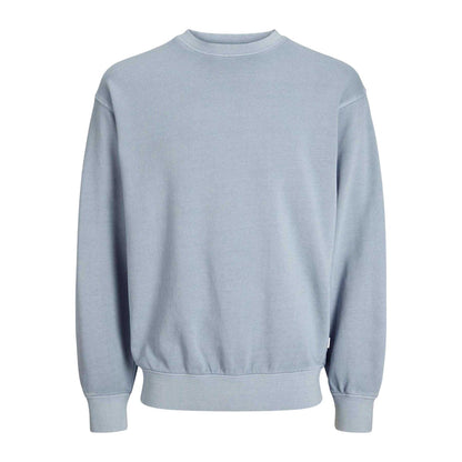 Chambray Blue - Front - Jack And Jones Unisex Adult Faded Drop Shoulder Sweatshirt