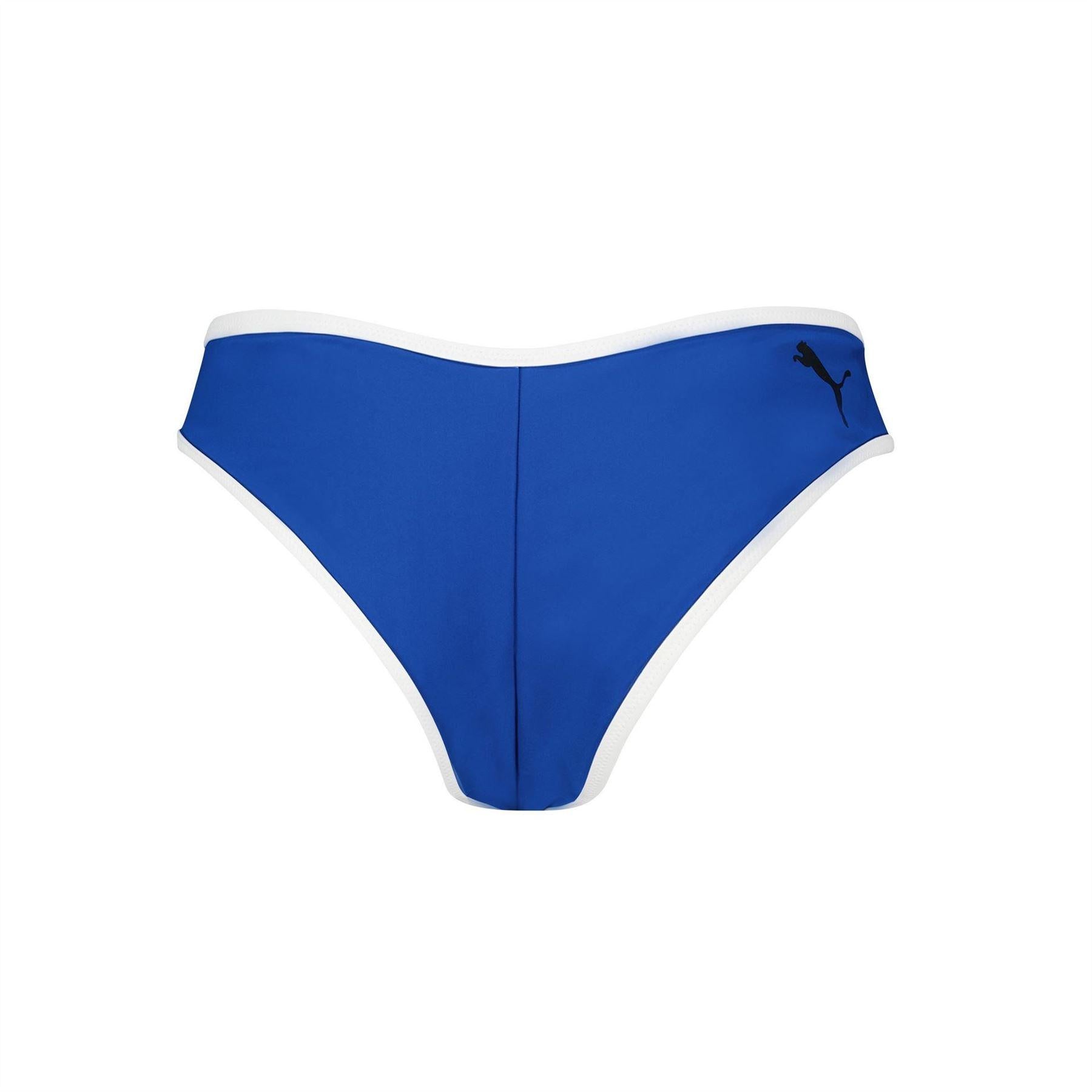 Blue-Grey - Back - Puma Womens-Ladies Reversible Bikini Bottoms