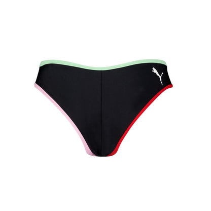 Black - Back - Puma Womens-Ladies Reversible Bikini Bottoms