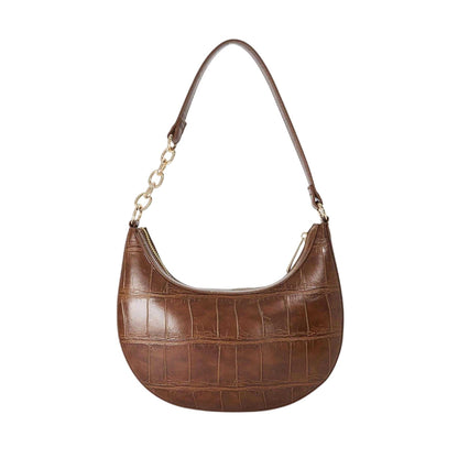 Brown - Back - Dune London Diversion Shoulder Bag