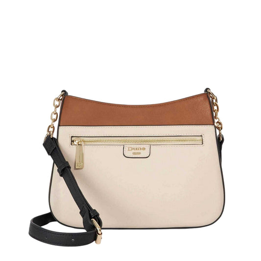 White - Front - Dune London Dovie Colour Block Crossbody Bag