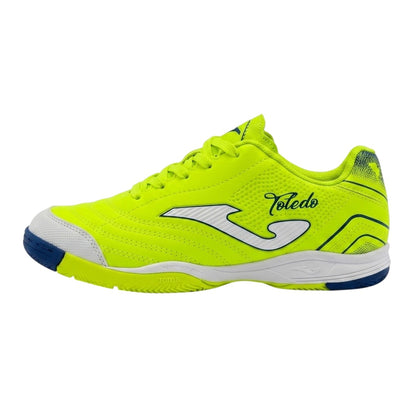 Fluorescent Yellow - Back - Joma Childrens-Kids Toledo Low Cut Football Boots