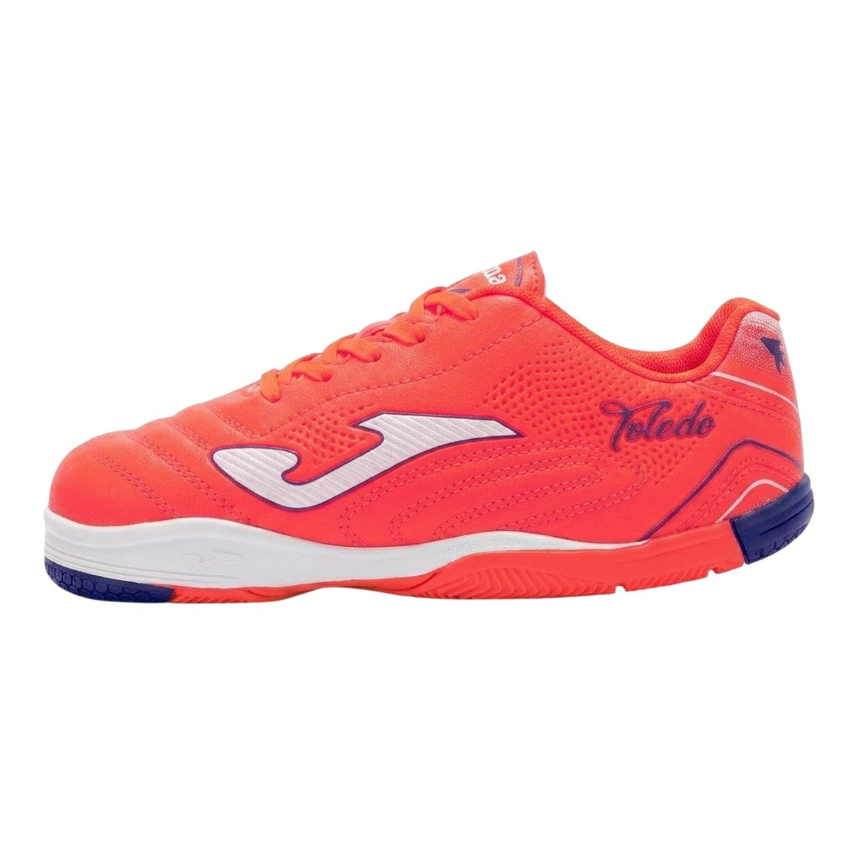 Red-White - Back - Joma Childrens-Kids Toledo Low Cut Football Boots
