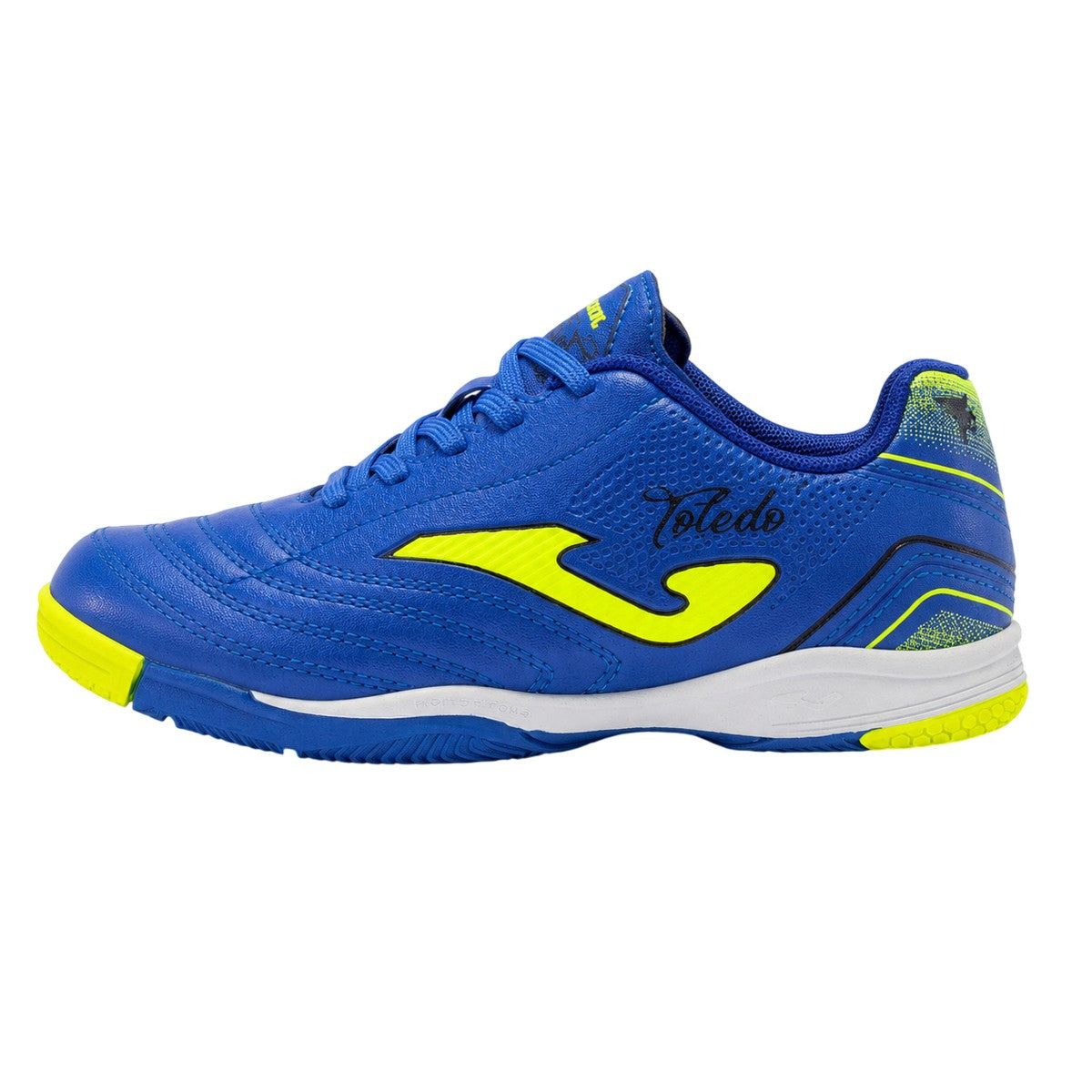 Blue-Yellow - Back - Joma Childrens-Kids Toledo Low Cut Football Boots