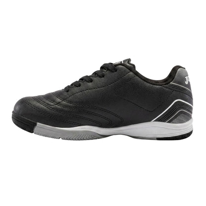 Black-White - Back - Joma Childrens-Kids Toledo Low Cut Football Boots