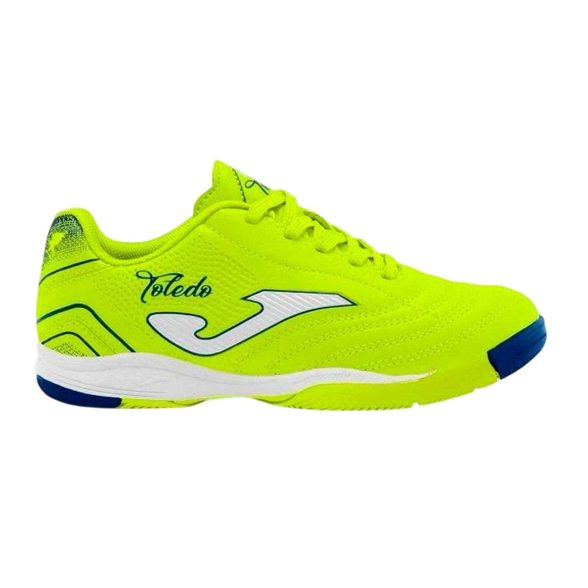 Fluorescent Yellow - Front - Joma Childrens-Kids Toledo Low Cut Football Boots